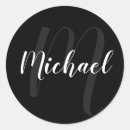 Recherche de monogramme x autocollants Noir