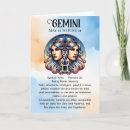 Recherche de zodiaque vœux cartes Gemini
