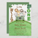 Recherche de wild jungle baby shower invitations Petit sauvage