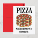 Recherche de pizza drôle cartes postales Italien