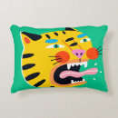 Recherche de tigre abstrait coussins Illustration