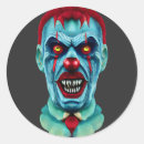 Zoek naar enge clowns stickers Zombie
