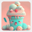 Recherche de crème glacée kawaii autocollants Mignon