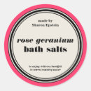 Recherche de parfum vintage autocollants Rose