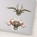 Recherche de effrayants autocollants Crâne