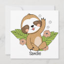 Zoek naar baby luiaard briefkaarten Schattige sloth