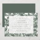 Recherche de feuille monstera invitations Vert