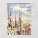 Recherche de cathédrale milan cartes postales Gothique