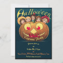 Recherche de heureux halloween invitations Rétro