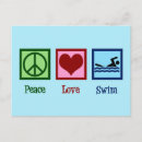 Recherche de natation cartes postales Équipe de natation