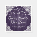 Recherche de deux coeurs serviettes Violet