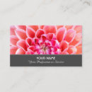 Recherche de fleurs romantiques cartes visite Customer