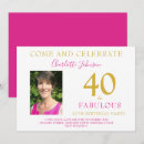 Recherche de photo 40 ans invitations Quarantième
