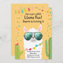 Recherche de llama invitations Amusement de lama