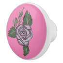 Recherche de mauve boutons et poignées de porte Floral