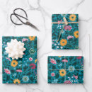 Recherche de motif bleu turquoise papier cadeau Vintage