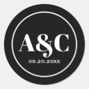 Recherche de texte mariage autocollants Moderne