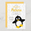 Recherche de pingouin de bébé invitations Pour elle
