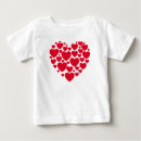 Recherche de coeur rouge bébé tshirts Enfants
