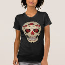 Recherche de crâne rouge tshirts Crâne à sucre