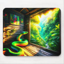 Recherche de serpent vert tapis souris Serpents