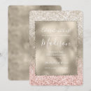 Recherche de rose de champagne invitations Blanc