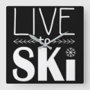 Recherche de sur des skis horloges Montagne