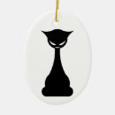 Recherche de silhouette chat ornements Halloween