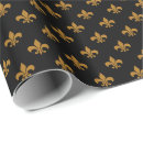 Recherche de gold fleur de lis papier cadeau Moderne