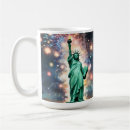 Recherche de statue liberté tasses Américain