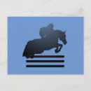 Recherche de obstacles cartes postales Équitation