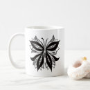 Recherche de tatouage noir tasses Abstrait