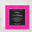 Recherche de hot pink invitations Brillant