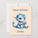 Recherche de dragon bleu cartes postales Capricieux