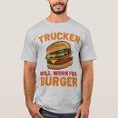 Recherche de funny burger tshirts Camionneur