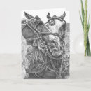 Recherche de cheval de trait vœux cartes Ébauche