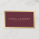 Recherche de rouge et or cartes visite Pour tous