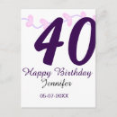 Recherche de 40 en anniversaire cartes 10 20 30 40