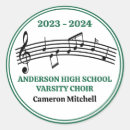 Recherche de choeur autocollants Professeur de musique
