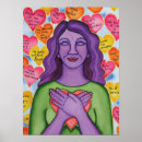 Zoek naar zelf uitdrukking posters For her