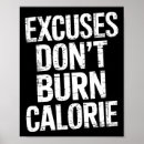 Zoek naar calorieën posters Spiergroei