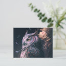 Recherche de hibou vintage cartes postales Chouette
