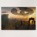Recherche de vaisseau spatial puzzles Paysage urbain