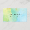 Recherche de peinture jaune cartes visite Peintre