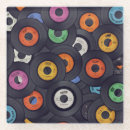 Recherche de albums disque vinyle de dessous de verres Vintage