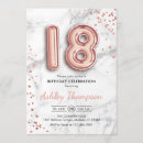 Recherche de rose gold balloons invitations Pour elle