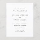 Recherche de familles invitations Noir et blanc