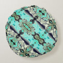 Recherche de miroir coussins Bleu