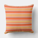 Recherche de rouge orange coussins Rayé
