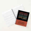 Zoek naar geestelijke gezondheid notitieboeken Angst